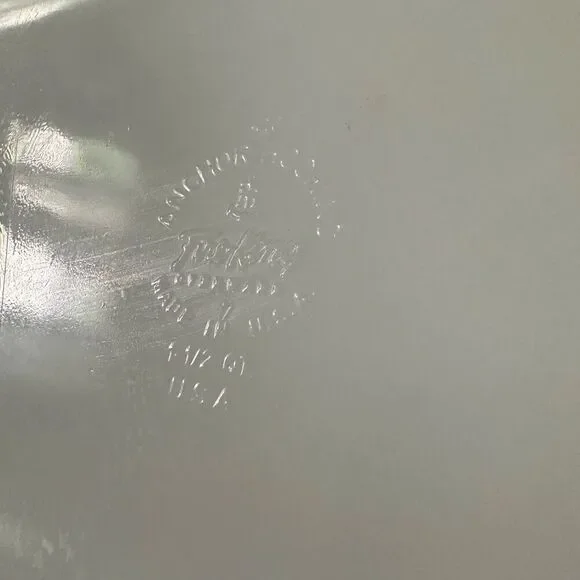 Anchor Hocking FIRE KING 2 pc Loaf Pan & Rectangular Peach Blossom Dish Vintage - Picture 7 of 9